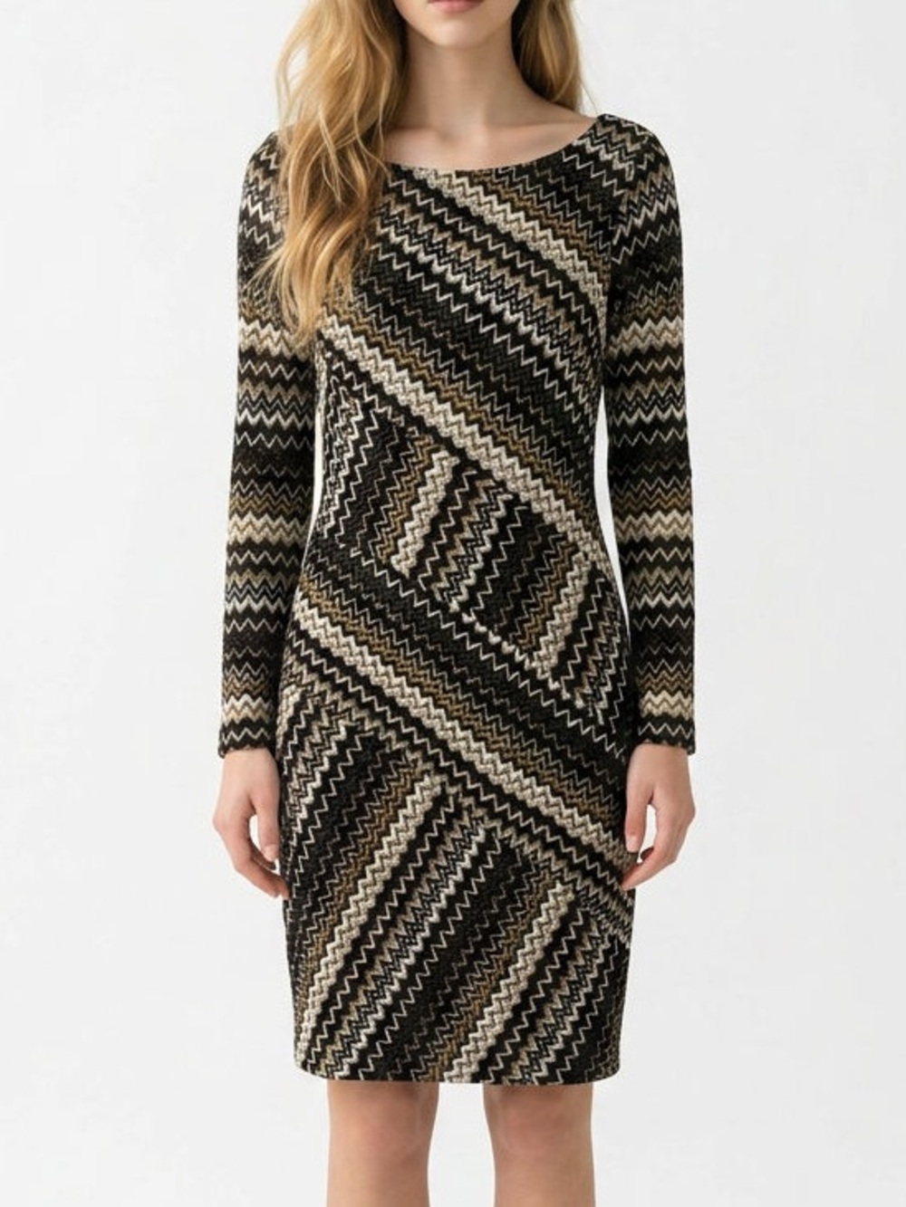 👗 |•EVAN-PICONE•| Zigzag Dress Size 8